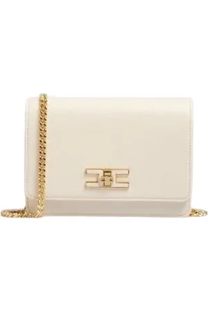 Elisabetta Franchi Cross Body Bags, female, , ONE SIZE, Groumette Chain Small Shoulder Bag