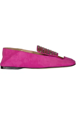 Sergio Rossi Loafers, female, , 2 UK, Leather Loafers with Crystal Detail