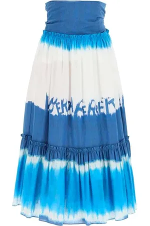 Alberta Ferretti Midi Skirts, female, , M, Tie Dye Midi Skirt