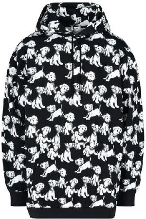 Céline Hoodies, male, , S, Printed Dogs Hooded Sweatshirt