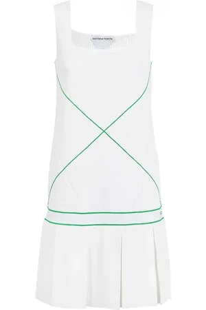 Bottega Veneta Short Dresses, female, , S, Sleeveless Mini Dress with Perforated Detail