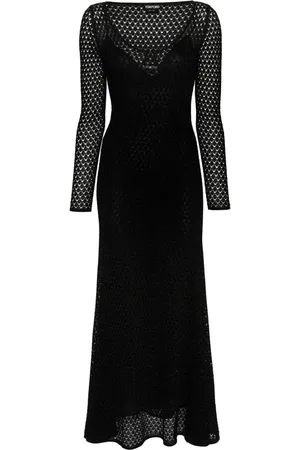 Tom Ford Lurex Crochet Maxi Dress