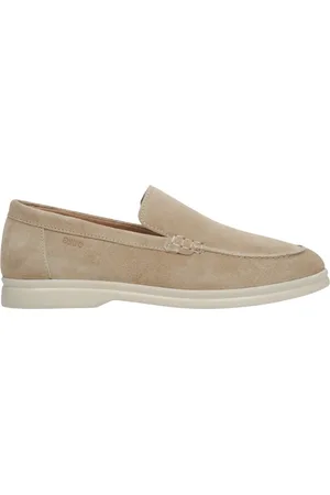 Estro Women`s Sand Natural Velour Loafers Er00113365