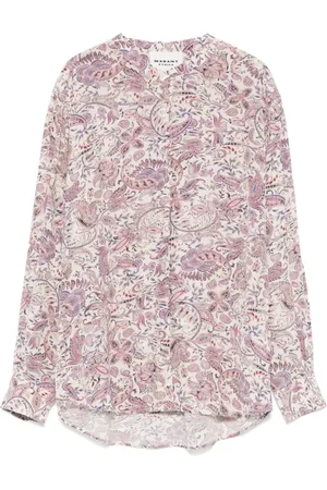 Isabel Marant Shirts, female, , XS, Paisley Print Shirt with Box Pleat