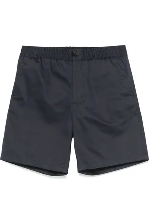 Ami Navy Elasticated Waistband Shorts