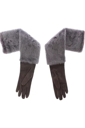 Dolce & Gabbana Elegant Mink Fur Leather Gloves