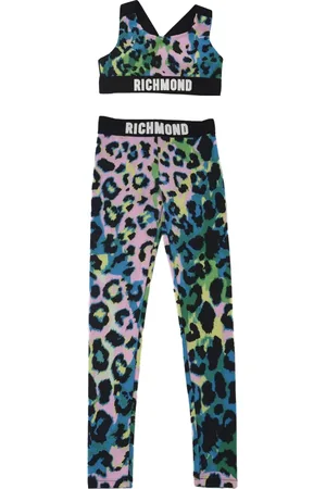 John Richmond Animalier Sport Set Top Leggings