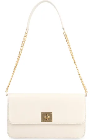 Golden Goose Leather Crossbody Bag with Turn-Lock Closure