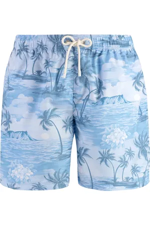 Palm Angels Sunset Print Swim Shorts
