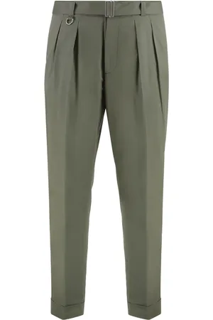 Paolo Pecora Suit Trousers, male, , S, Chino Trousers with Roll-Up Cuffs