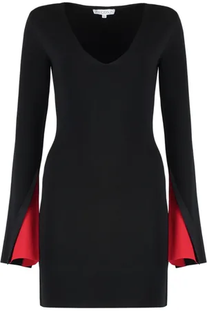 J.W.Anderson Short Dresses, female, , L, Flared Sleeves Viscose Dress