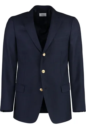 Bally Blazers, male, , M, Wool Blazer with Lapel Collar