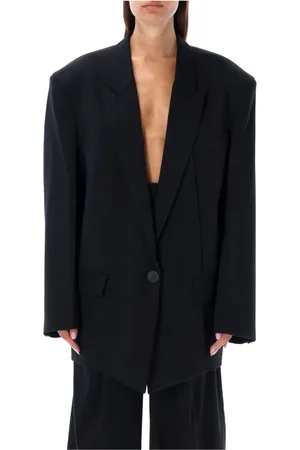 The Attico Blazers, female, , XS, Oversized Glen Blazer