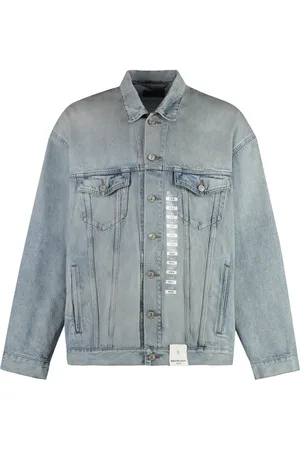 Balenciaga Denim Jacket with Buttoned Pockets