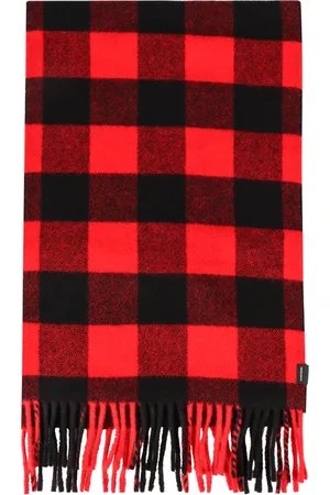 Woolrich Winter Scarves, male, , ONE SIZE, Frayed Hem Wool Blend Scarf