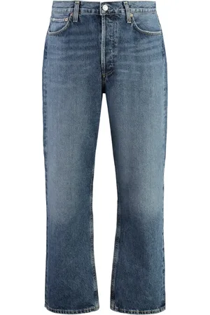 AGOLDE Straight Jeans, male, , W33, Vintage Straight-Leg Jeans with Metal Details