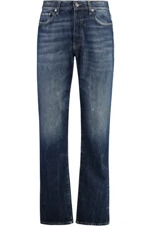 DEPARTMENT FIVE Straight Jeans, male, , W31, Straight-Leg Jeans with Metal Details