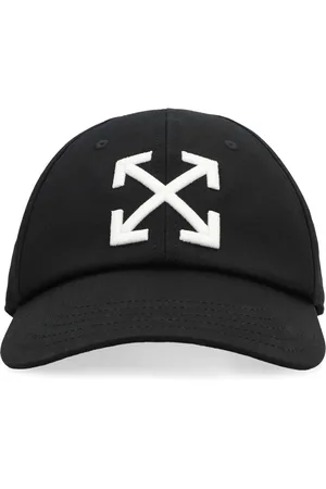 OFF-WHITE Caps, male, , ONE SIZE, Cotton Baseball Cap with Rigid Visor