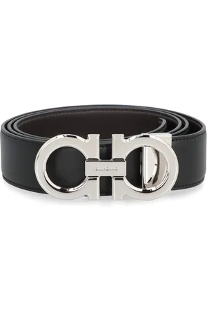 Salvatore Ferragamo Belts, male, , 95 CM, Reversible Leather Belt with Gancini Buckle