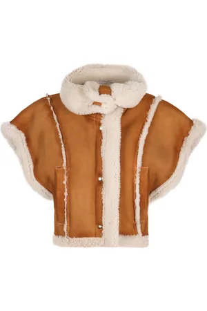 Halfboy Vests, female, , S, Shearling Lined Leather Jacket