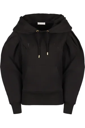 Nina Ricci Hoodies, female, , M, Cotton Hoodie with Balloon Sleeves