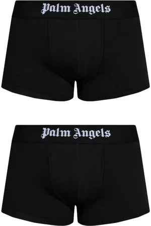 Palm Angels Bottoms, male, , S, Branded boxers 2-pack