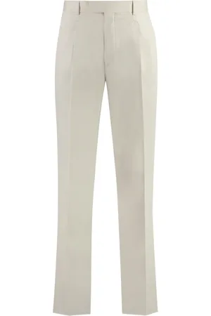Ermenegildo Zegna Cotton Chino Trousers with Back Pockets