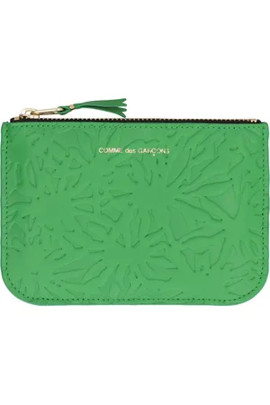Comme des Garçons Wallets & Cardholders, male, , ONE SIZE, Leather Flat Pouch with Zipper