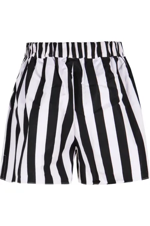 Patou Short Shorts, female, , S, Striped Cotton Shorts