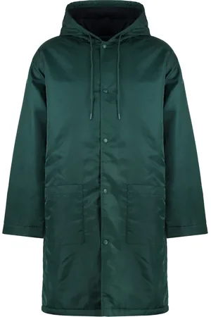Drôle de Monsieur Nylon Parka with Fleece Lining