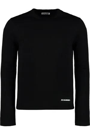 Jil Sander Long Sleeve Tops, male, , XL, Long Sleeve T-Shirt with Zipper Detail