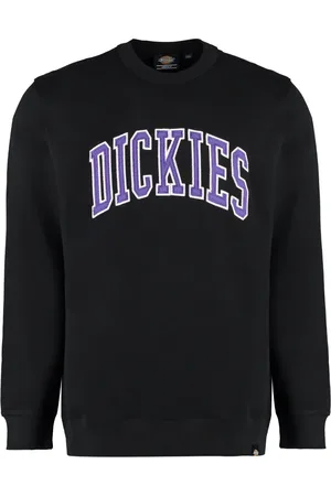 Dickies Cotton Crew-Neck Sweatshirt Ribbed Edges