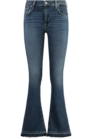 7 for all Mankind Luxe Vintage Bootcut Jeans with Frayed Hem