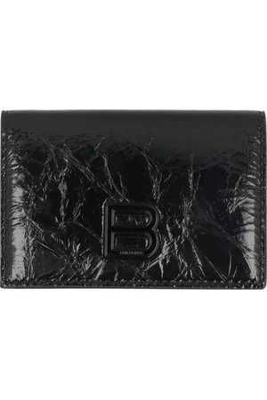 Balenciaga Wallets & Cardholders, female, , ONE SIZE, Snap Button Leather Wallet
