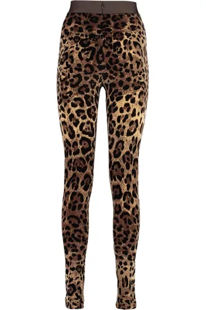 Dolce & Gabbana Leggings, female, , S, Leopard Print Leggings