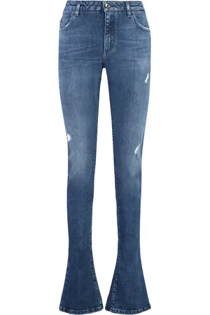 Dolce & Gabbana Flared Jeans, female, , XS, Skinny Jeans with Metal Details