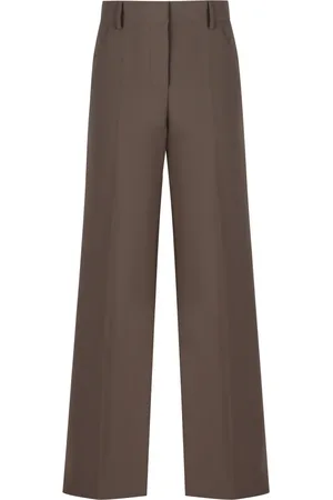 Serafini Wide Trousers, female, , M, Wide-leg Trousers with Back Pockets