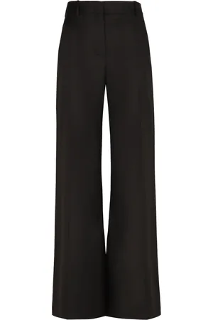 Nina Ricci Wide-leg Wool Trousers with Belt Loops