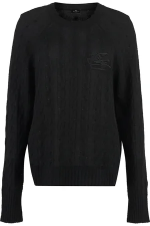 Etro Cashmere Cable-Knit Crew-Neck Jumper