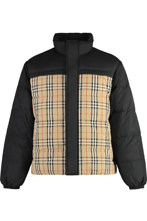 Burberry Reversible Down Jacket with Check Motif