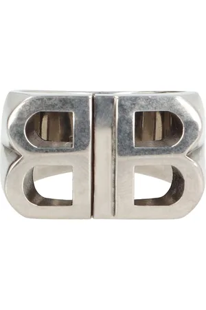 Balenciaga Rings, male, , 60 MM, Silver Pitbull Ring