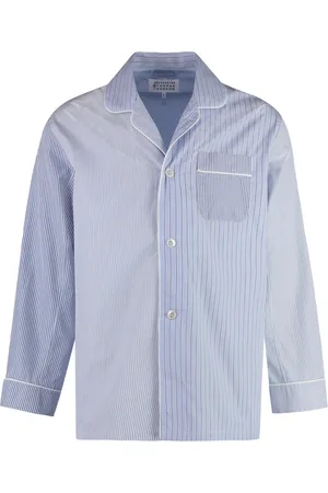 Maison Margiela Pyjamas, male, , 2XL, Color Block Cotton Pajama Shirt