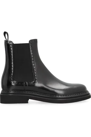 Dolce & Gabbana Classic Leather Chelsea Boots