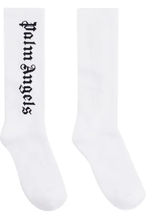 Palm Angels Socks, male, , L, Logo Cotton Socks