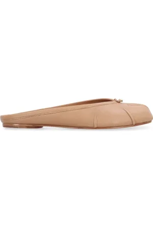 Maison Margiela Mules, female, , 3 UK, Leather Tabi Mules with Cleft Toe