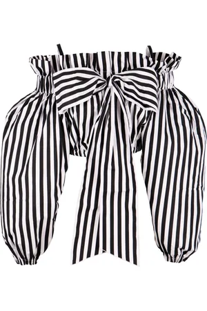 Patou Blouses, female, , S, Striped cotton blouse