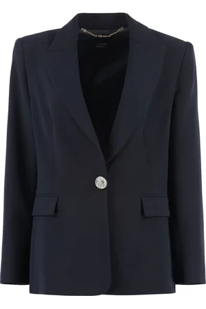 CLIPS Blazers, female, , L, Lapel Collar Crepe Blazer
