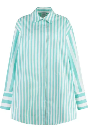 Patou Shirts, female, , S, Striped Cotton Shirtdress