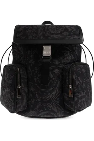 VERSACE Backpacks, male, , ONE SIZE, Backpack with Barocco pattern