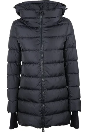 HERNO Winter Jackets, female, , XL, Blauwe Gewatteerde Donsjas